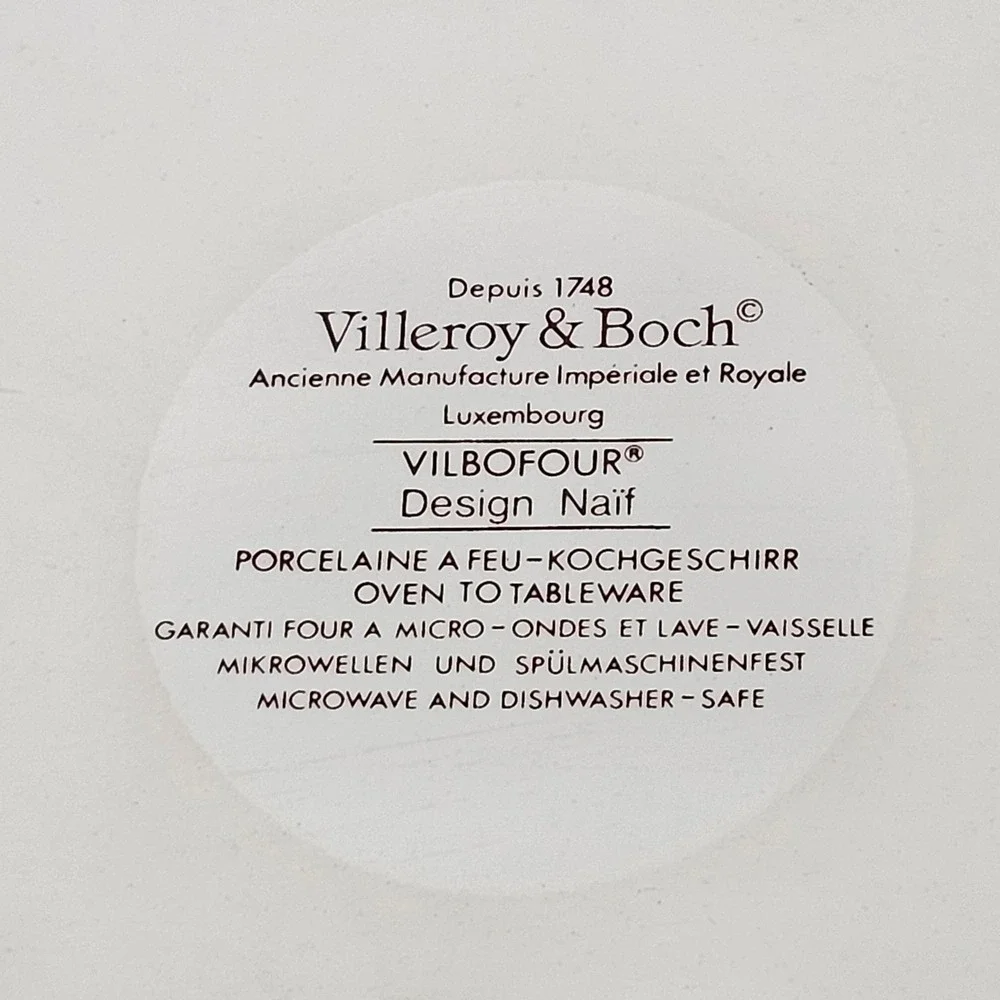 Villeroy & Boch Design Naif Vilbofour Oval Baker Roaster 12.75